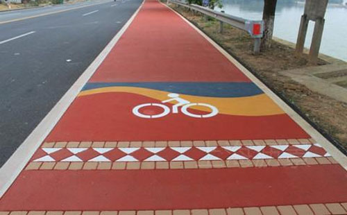 曲松彩色沥青涂料